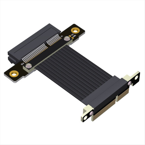 PCI-E X4 til forlængerkabel PCI Express Riser Extender Konverteradapter 1