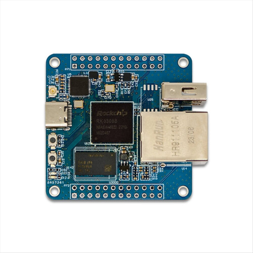 Πλακέτα ανάπτυξης CPU RK3308B Τετραπύρηνη ARM -A35CPU Ενσωματωμένη DDR3-2Gbit