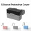 Capa protetora de silicone para mini microfone, resistente a quedas e com proteção contra carregamento. 4