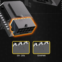 600W 12+4-pins PCIe 5.0-adapter 90-graders rettvinklet 16-pins 12VHPWR GPU