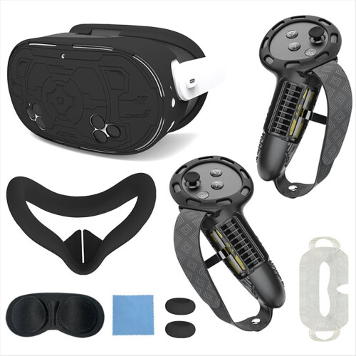 Linsenschutzabdeckung, sturzsichere VR-Controller-Griffabdeckung für Meta 3
