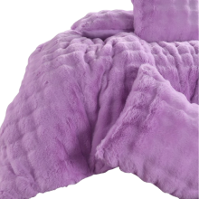 Embossed Teddy Fleece Duvet Cover Set | Ultra Soft & Cozy Bedding with Plush Texture | For Comfortable Sleep-Blanket only