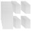 Outlet Insulators Draft Sealers, 100Pcs Electrical Insulation Pads, EV 3