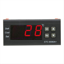 -8080A Digital kjøleskapsavriming alarmerende temperaturkontroller