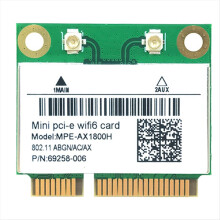 Placa RTL8852BE WIFI6 AX1800M WiFi Bluetooth 5.2 Dual-Band 2.4GHz/5GHz W