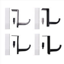 Paquete de 4 colgadores adhesivos para auriculares, soportes para escritorio, mesa o celular.