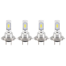 4 Mini H7 + Combo LED-Scheinwerferlampen-Set, Fern- und Abblendlicht, 240 W, 52000 L