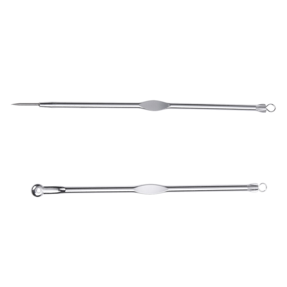 Stainless Steel Blackhead Acne Blemish Pimple Extractor Remover Needle 4852332447345