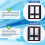 2x 2,5 tommer SSD til 3,5" intern harddisk monteringssæt beslag ( 7