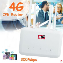 B625PRO-EU 4G WLAN-Router 300 Mbit/s mit SIM-Kartensteckplatz + 4x Antenne
