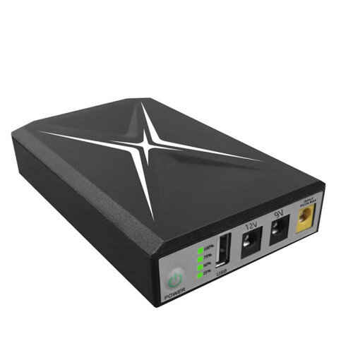 Mini UPS USB 5V 9V 12V com bateria de 10400mAh/18W 1