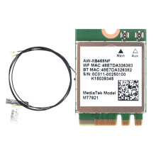 Placa de rede MT7921 WIFI6 2.4G 5G Gigabit para computador desktop e laptop.
