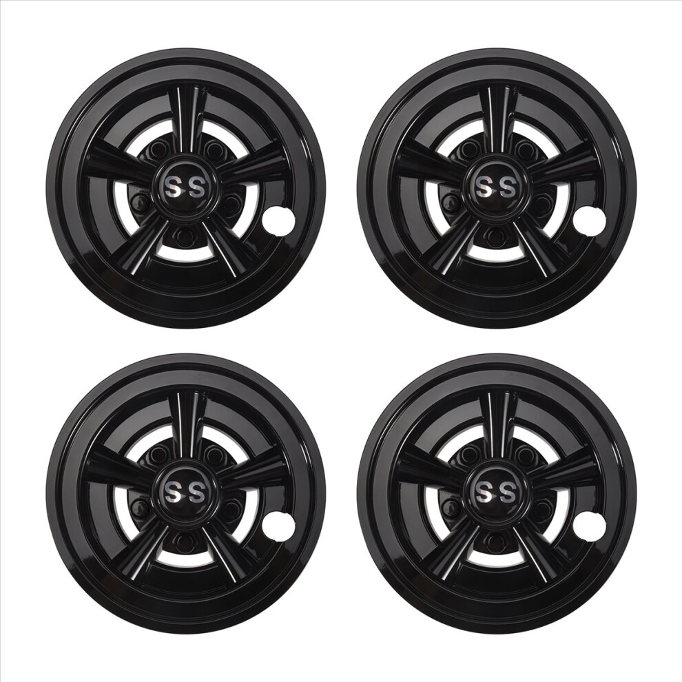 4Pcs 8Inch Golf Cart Wheel Cover Cap 5 Spoke Design Hub for Club Car-image-OPC-PMMZFYY-NEW