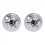 Conjunto de 2 calotas de roda de 8 polegadas para carrinho de golfe com design de 5 raios. 2