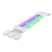 PC-kabinett strømforsyningsforlengelseskabel ARGB ATX 3X8PIN PCI-E GPU Neon Color Line