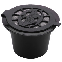 Pacote com 6 cápsulas de café expresso recarregáveis e reutilizáveis para máquina de café (Ref.)