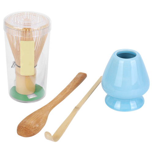 Vispset bambu te med 4 st inklusive 100 stift (Chasen), traditionell Sc 1
