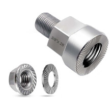 Uniwersalny adapter osi przyczepki rowerowej, wytrzymały, ze stali nierdzewnej