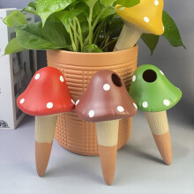 Irrigatori in terracotta a forma di fungo, 4 punte autoportanti, per interni ed esterni