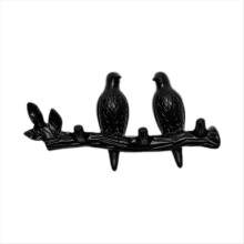 Vogelaufhänger für Wanddekorationen, Schlüssel, Küchenmantel, Kleiderhaken, Handtuchhaken H
