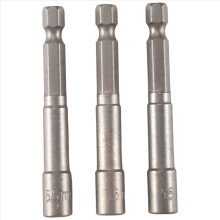 65 mm lengde 5,5 mm magnetisk sekskantpipenøkkelbits 3 stk.