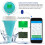 6-in-1 waterkwaliteitsdetector, slimme online Bluetooth-chloormeter, pH 2