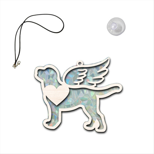 Φορητό Στολίδι Αναμνηστικό Σκύλου Sun Catcher Rainbow Maker F