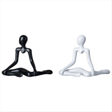 Nordische abstrakte Statuenfiguren-Skulpturen, kleine Ornamente, Mini-moderne Kunst