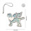 Φορητό Στολίδι Αναμνηστικό Σκύλου Sun Catcher Rainbow Maker F 8