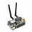 HAT+ para 5 PCIe para M.2 E KEY com PoE, compatível com redes sem fio NGFF. 5