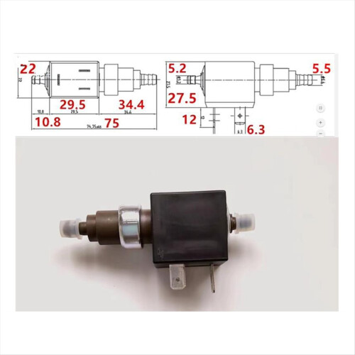 Νέα ηλεκτρομαγνητική αντλία 220V 19W για αντικατάσταση σιδήρου ατμοκαθαριστήρα CEME 2