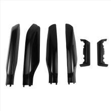 Conjunto de 6 peças de capas protetoras pretas para as extremidades das barras do rack de teto do Prado.