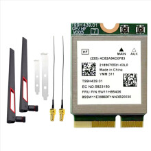 Placa WiFi MT7927 + Antena 10DB 2.4G/5G/6G Tri-Band 8774M WiFi