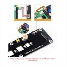 For RPi 5 PCIE til M.2-adapterkort for NVMe 2230/2242/2260/2280 SSD E