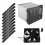 Udvidelses harddiskbur DIY diskrack 5,25 tommer til 5x 3,5 tommer 4