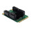PCIe til 4 porte SATA3.0 6Gbps harddiskadapterkort Mini PCI Express 2
