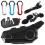 Motorcykel Bluetooth Hjelm Intercom Universal Interphone Headset med 4