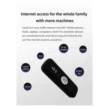 4G USB WIFI -modeemi 150Mbps SIM-korttipaikalla LTE-auton langaton WiFi-reititin