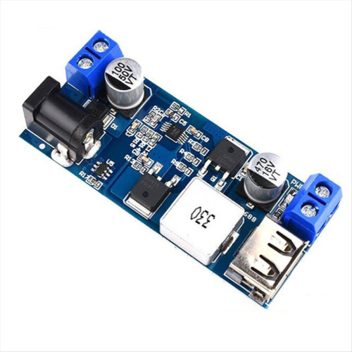 DC 5V6A nedstrømsmodul 12V24V til 5V strømomformer USB-lading 5A 2