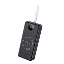 16x18650 Powerbank Case 20000mAh Snel opladen 22,5W + 15W Draadloos opladen