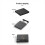 Εξωτερικός δίσκος οπτικών δίσκων CD DVD RW 7 σε 1 USB3.0 Type-C με θήκη τύπου εγγραφής 8