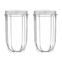 2-pack vervangende hoge potbekers geschikt voor de Magic Blender