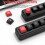 Mechanical Keyboard 4 Keys 1 Knob Macro Programming RGB Wired Hot Swap 7