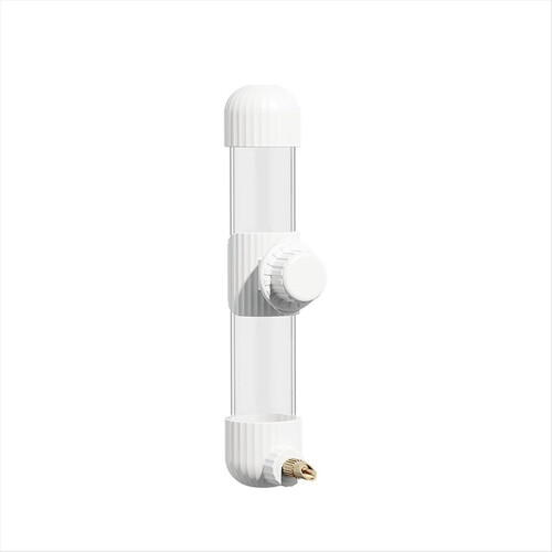 Fuglevandsdispenser uden rod, automatisk papegøjefoder med fjederventil