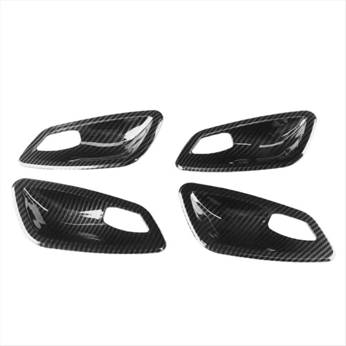 Türgriffmuldenabdeckung mit Carbonfaser-Textur für E90 1