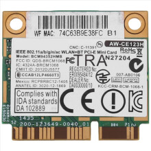 AzureWave BCM94352HMB WIFI-kortti Mini PCIe 802.11AC 867Mhz langaton