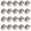 20 τεμάχια 624ZZ 4mm x 13mm 5mm θωρακισμένα ακτινικά ρουλεμάν από ανθρακούχο χάλυβα 3
