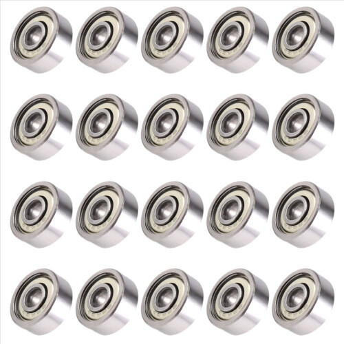 20 τεμάχια 624ZZ 4mm x 13mm 5mm θωρακισμένα ακτινικά ρουλεμάν από ανθρακούχο χάλυβα 2