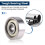 20 τεμάχια 624ZZ 4mm x 13mm 5mm θωρακισμένα ακτινικά ρουλεμάν από ανθρακούχο χάλυβα 7