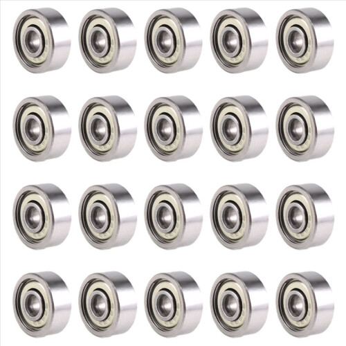 20 τεμάχια 624ZZ 4mm x 13mm 5mm θωρακισμένα ακτινικά ρουλεμάν από ανθρακούχο χάλυβα 1